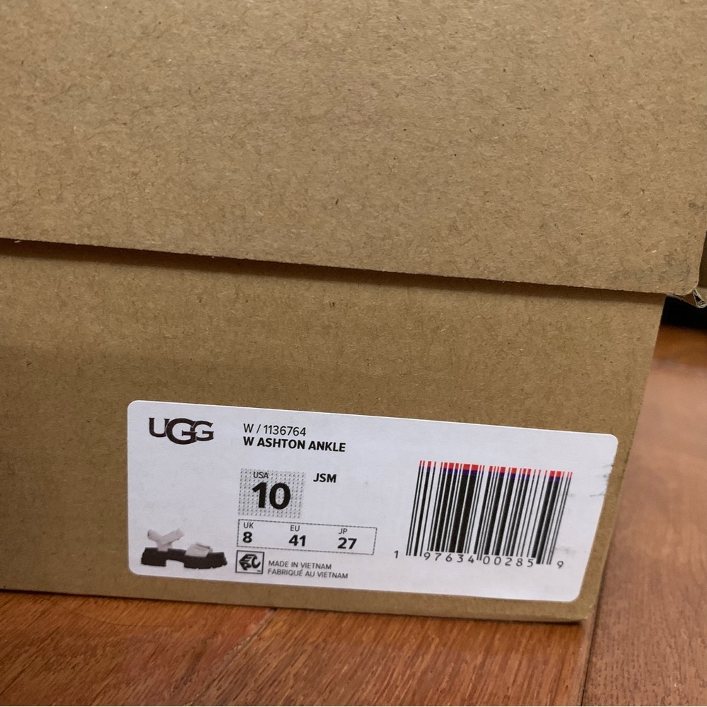 Ugg Ashton Lug Ankle Sandals - Jasmine Women Size 10 - Picture 8 of 8